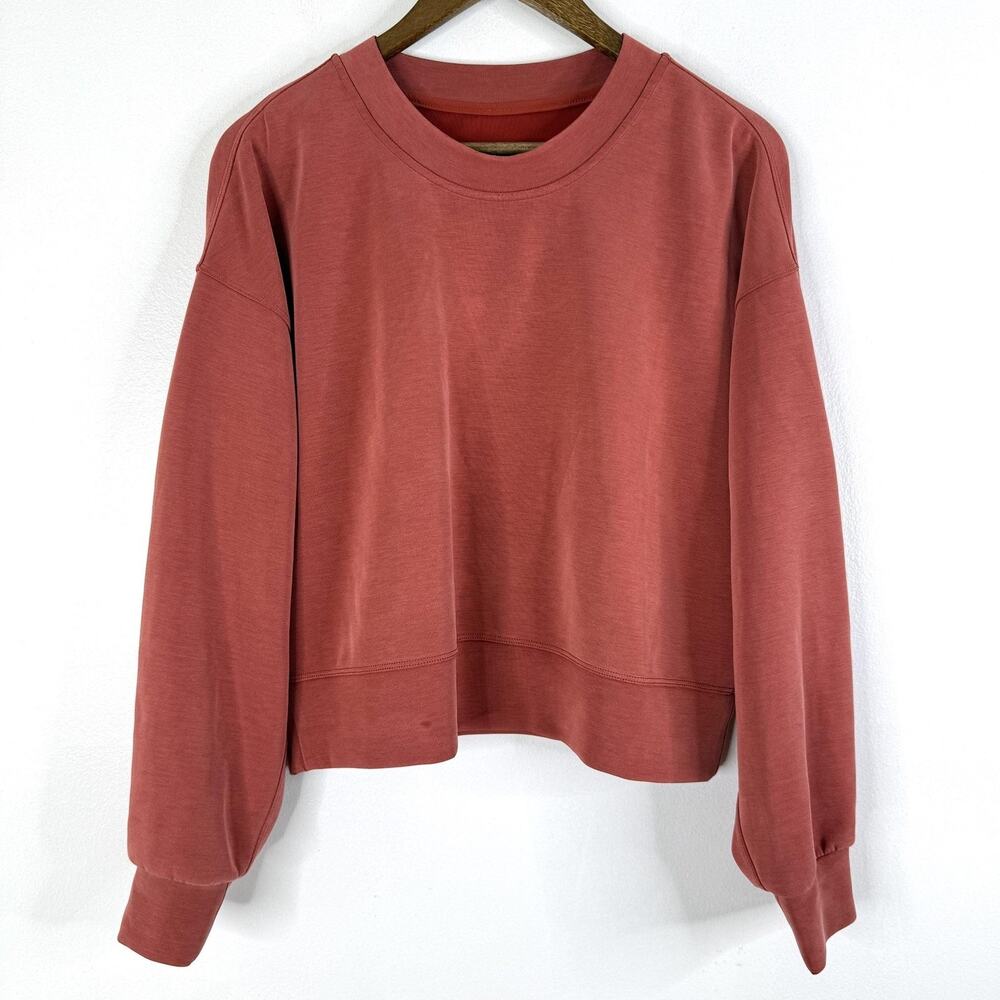Lululemon Softstreme 6 Perfectly Oversized Cropped Crew Sweatshirt Modal Blend
